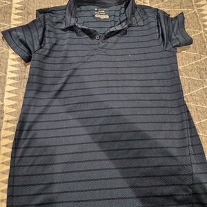 Dry fit navy blue polo